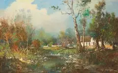 Gabriel de Jongh, Somerset West, oil on canvas
