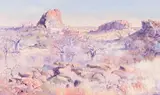 Paul Wiles, Mapungubwe, oil on board