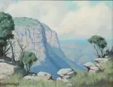 Oribi Gorge by Willem Hermanus Coetzer, oil on board, offered Sep 2019