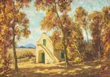 Laborie Wine Farm, Paarl by Edward Roworth, oil on board, offered Sep 2019
