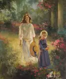 Mari Vermeulen-Breedt, Mother and Daughter in a Garden