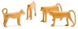 Julius Mfethe, Three Monkeys and a Dog