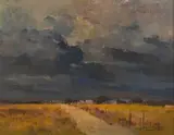 Errol Boyley, Approaching Storm, O.F.S., oil on canvas board