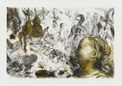 Penny Siopis, Pastime, lithograph