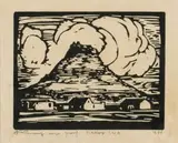 Nakop, SWA (Nilant 112) by Jacobus Hendrik Pierneef, linocut, sold Jun 2019