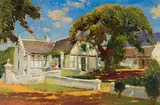Cape Farmstead by Terence McCaw, oil on canvas laid down on board, offered Jun 2019