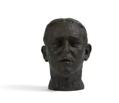 Portrait of David Kahn by Moses Kottler, bronze, offered Jun 2019
