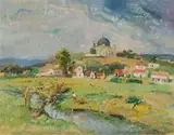 Sheik Joseph's Tomb Kramat, Cape by Terence McCaw, oil on canvas laid down on board, offered Jun 2019