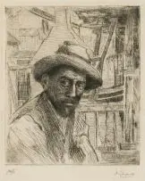 Hugo Naude, Jafta, etching