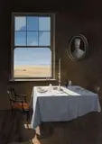 Keith Alexander, The Gourmet, oil on canvas