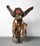 Lucky Sibiya, Standing Figure, mixed media