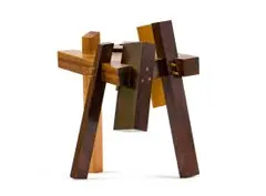 Henry Davies, Game Piece 2, machined and constructed wood