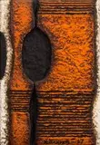 Kenneth Bakker, Standing Form No. 4, mixed media relief construction