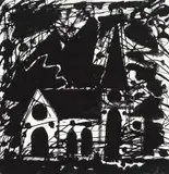 Hannes Meiring, Church, enamel on board