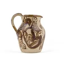 Gordon Mbatha, Jug, painted and fired ceramic