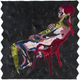 Hannalie Taute, No Hard Feelings, cotton thread and rubber