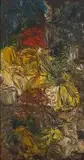 Fred Schimmel, Composition, oil on board