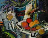Philip Badenhorst, 'n Helder Oggend is 'n Wit Bord (A Clear Morning is a White Plate), oil on canvas