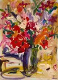 Gerhard Batha, Still Life, oil on canvas