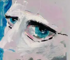 Braam Kruger, Eyes, enamel on sheet metal