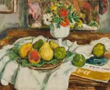 Robert Broadley, Still Life with Plate of Pears
