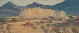 Landscape by Piet van Heerden, oil on board, sold Jul 2019