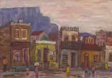 Kenneth Baker, The Indian Spices Shop, oil on board