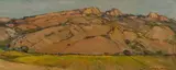 Landscape with Rocky Outcrop by Piet van Heerden, oil on canvas laid down on board, sold Jul 2019