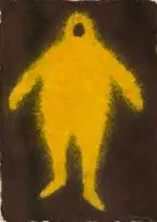 Walter Oltmann, Caterpillar Suit, mixed media on paper