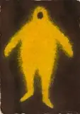 Walter Oltmann, Caterpillar Suit, mixed media on paper