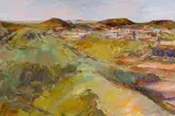Scott Bredin, Hills near Pinetown, oil on board