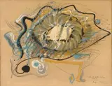 Christo Coetzee, Baroque M***, mixed media on paper