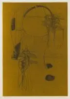 Cecily Sash, Abstract II, colour etching