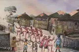 Phaswane David Mogano, Tribal Dance, watercolour on paper