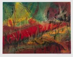 Fire Dance by Kim Berman, colour lithograph, offered Jul 2019