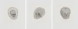 Walter Oltmann, Child Skull I, II & III, three, lithograph