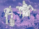 Conrad Botes, The Honourable Bargain, three colour lithograph