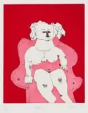 Robert Hodgins, Sophie, colour etching and aquatint