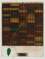 Joe Tilson, Oak, mixed media on paper