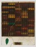 Joe Tilson, Oak, mixed media on paper