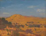 South West African Scene by Jacobus Hendrik Pierneef, oil on canvas, offered May 2019