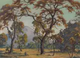 Erich Mayer, Landscape with Trees