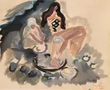Irma Stern, Figures Washing