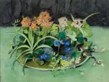 Still Life with Flowers by Maud Sumner, watercolour and ink on paper, sold May 2019