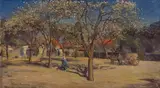 Farm Scene by Frans Oerder, oil on canvas, offered May 2019