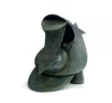 Flight by Edoardo Villa, welded steel with green and blue patina, offered May 2019