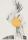 Andy Warhol, Flowers, 1974, hand-coloured screenprint