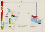 Willem Boshoff, Exploration 1, colour screenprint