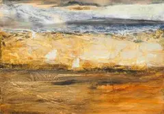 Lynette ten Krooden, Mussandan Magic, Desert Song Series, mixed media on canvas