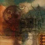 Louis Maqhubela, Abstract with Bird